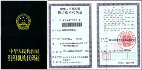 组织机构代码
