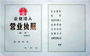 企业法人营业执照