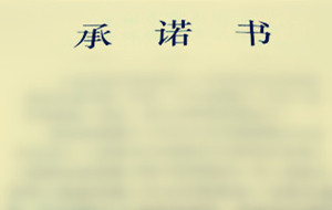 承诺书范文