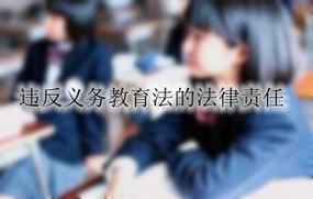 违反义务教育法的法律责任