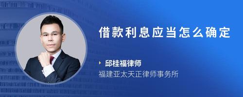 借款利息应当怎么确定