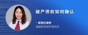 破产债权如何确认