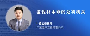 滥伐林木罪的处罚机关