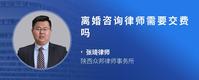 离婚咨询律师需要交费吗