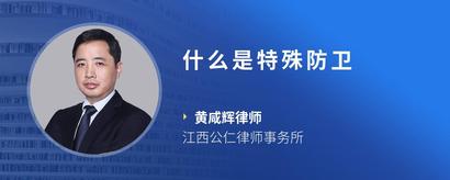 什么是特殊防卫