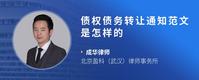 债权债务转让通知范文是怎样的