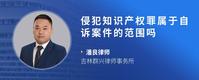 侵犯知识产权罪属于自诉案件的范围吗