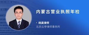 内蒙古营业执照年检