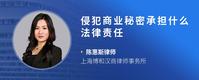 侵犯商业秘密承担什么法律责任