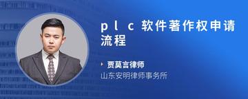 plc软件著作权申请流程