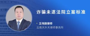 诈骗未遂法院立案标准