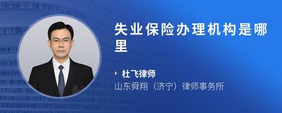 失业保险办理机构是哪里