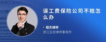 误工费保险公司不赔怎么办