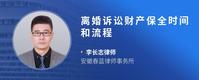 离婚诉讼财产保全时间和流程
