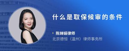 什么是取保候审的条件