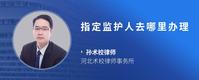 指定监护人去哪里办理