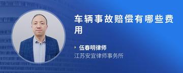 车辆事故赔偿有哪些费用