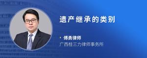 遗产继承的类别