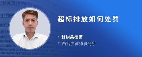 超标排放如何处罚