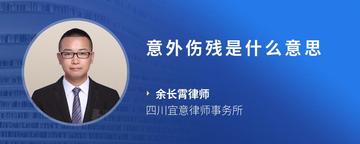 意外伤残是什么意思