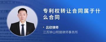 专利权转让合同属于什么合同
